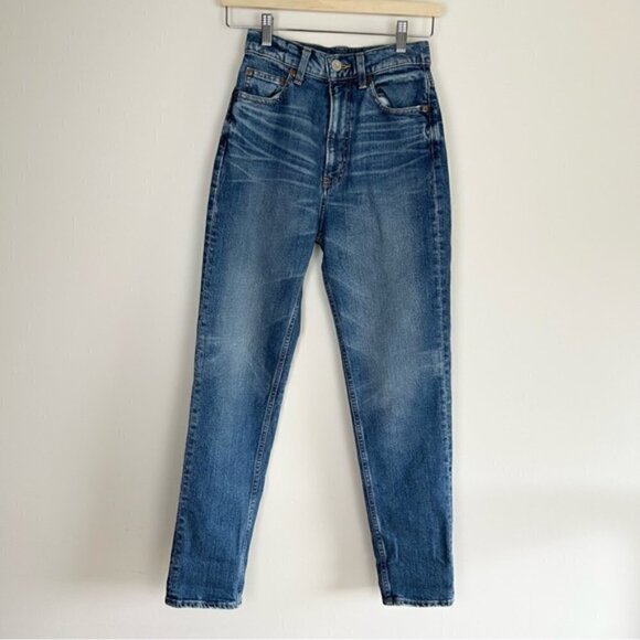 Moussy Plain Blue Jeans Straigth Slim - Picture 4 of 10